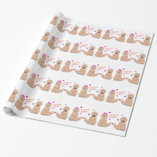 Golden Retriever die je me had in Wof Cadeaupapier