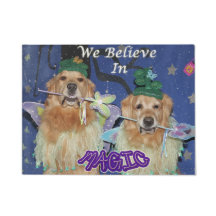 Golden Retriever die we geloven in de Magic