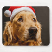 Golden Retriever die zich voor zijn kerstfeest inz Muismat (Voorkant)