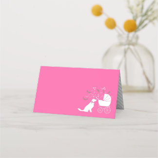 Golden Retriever Dog Baby shower Roze