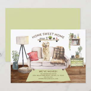 Golden Retriever Dog Bewegende aankondiging