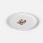 Golden Retriever Dog Coquette Bow Christmas Matchi Papieren Bordje (Gekanteld)