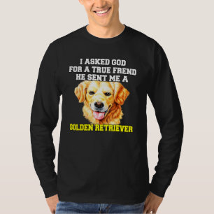 Golden Retriever Dog eigenaar die ik vroeg om een  T-shirt