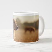 Golden Retriever Dog Extra Grote Beker (Voorkant rechts)