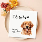 Golden Retriever Dog gepersonaliseerd doe ik ook Servet