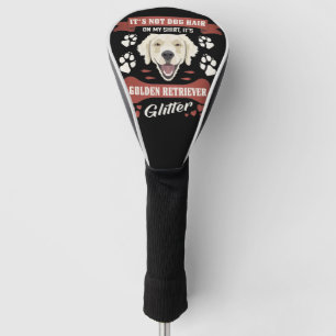 Golden Retriever Dog Hair Glitter Golfheadcover
