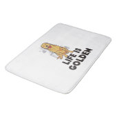 Golden Retriever Dog - Het leven is Golden Badmat (Gekanteld)