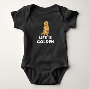 Golden Retriever Dog - Het leven is Golden Romper