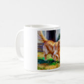 Golden Retriever Dog Koffiemok (Voorkant links)