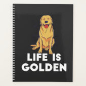 Golden Retriever Dog - La vie est dorée (Devant)