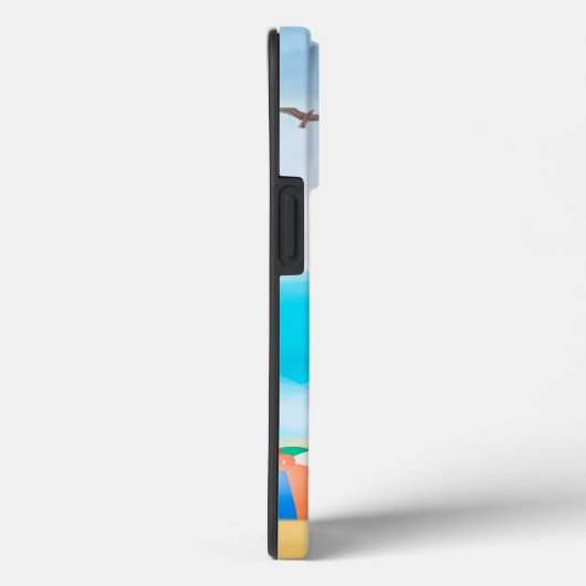 Golden Retriever Dog op strand Case-Mate iPhone Case (Achterkant / Rechts)