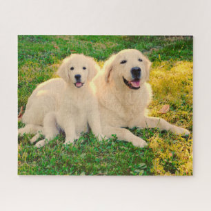 Golden Retriever Dog Pet Animal Mam of Pap & Pup Legpuzzel