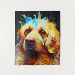 Golden Retriever Dog Pet Leuk Schattig Dier Wandkleed