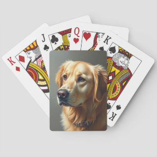 Golden Retriever Dog Pokerkaarten