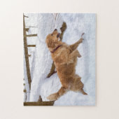 Golden Retriever Dog Puzzle Legpuzzel (Verticaal)