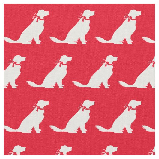 Golden Retriever Dog Silhouette Pet Red Stof (Close Up)