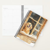 Golden Retriever Dog Undated Appointment Book  Planner (Display)