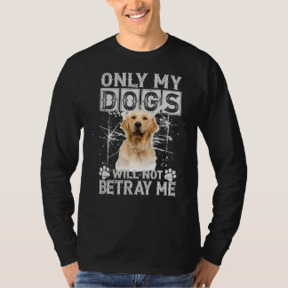 Golden Retriever Dog zal me niet storen T-shirt
