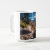 Golden Retriever Elegant café Mug (Devant gauche)