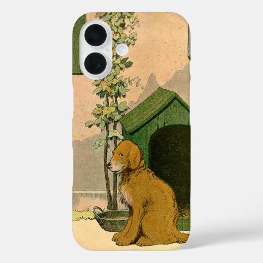 Golden Retriever en Dog House Case-Mate iPhone Case (Achterkant)