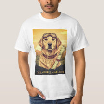 Golden Retriever Explorer Aventure Chien T-shirt