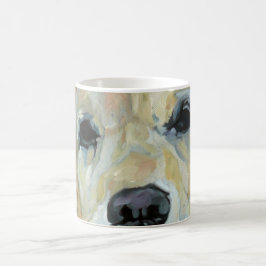 Golden Retriever Eyes en Nose Art Mok