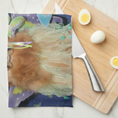 Golden Retriever Fairies Theedoek (Quarter Fold)