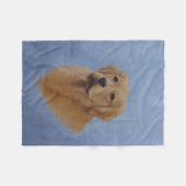Golden Retriever Fleece Blanket Deken (Voorkant (Horizontaal))
