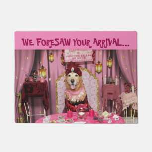 Golden Retriever Fortune Teller of Love Deurmat