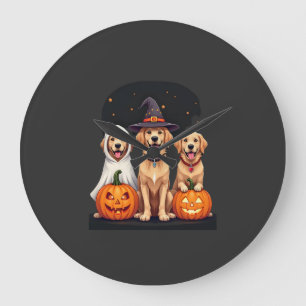 Golden Retriever Geest Halloween Trick Or Treat Do Grote Klok