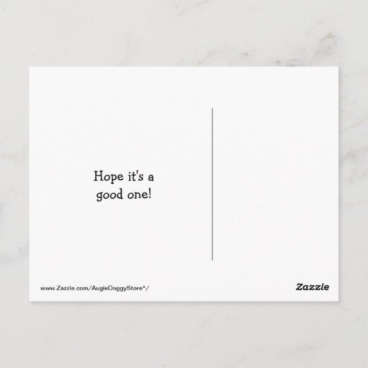 Golden Retriever Gefeliciteerd met je verjaardag Briefkaart (Achterkant)