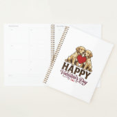 Golden Retriever Gelukkig Valentijnsdag Planner (Display)