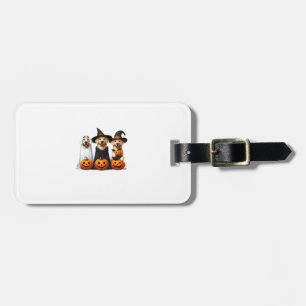Golden Retriever Ghost Halloween Hondenliefhebbers Bagagelabel