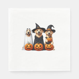 Golden Retriever Ghost Halloween Hondenliefhebbers Servet