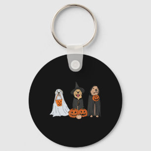 Golden Retriever Ghost Halloween Trick or treat Do Sleutelhanger