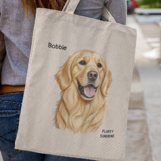 Golden Retriever Gift voor Golden Fans Tote Bag