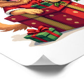 Golden Retriever Gift Wrap Poster (Hoek)