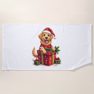 Golden Retriever Gift Wrap Strandlaken