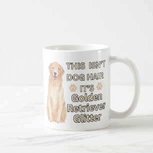 Golden Retriever Glitter - Grappig hondenhaar Koffiemok