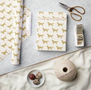 Golden Retriever Gold Cream hondenliefhebber Cadeaupapier