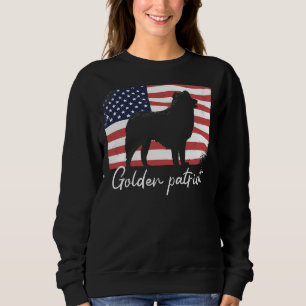 Golden Retriever Golden Retriever op patriot Ameri Trui