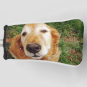 Golden Retriever Golf Head Hoesje Golfheadcover (Voorkant)