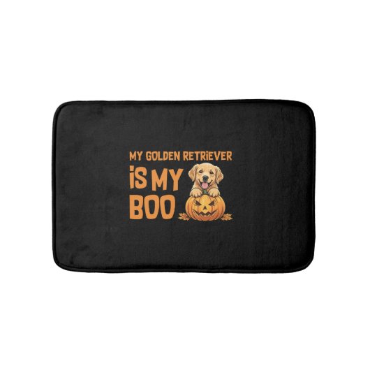 Golden Retriever Halloween Badmat (Voorkant)