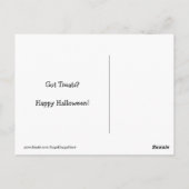 Golden Retriever Halloween Ghosts Briefkaart (Achterkant)