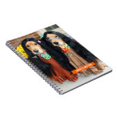 Golden Retriever Halloween Hippie Carnet (Côté Droit)