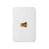 Golden Retriever Halloweenhond met pompoen Snoep Badmat (Voorkant Verticaal)