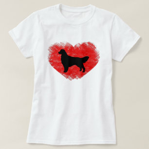 Golden Retriever Heart T-shirt