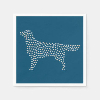 Golden Retriever Hearts Servet