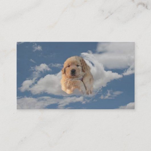 Golden Retriever Heavenly Breeder Visitekaartje (Voorkant)