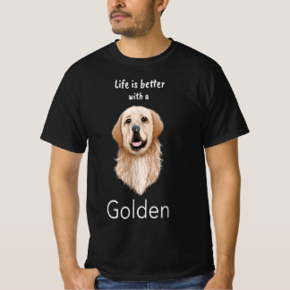 Golden Retriever - Het leven is beter met een Gold T-shirt